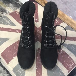Black Booties, Never Worn
